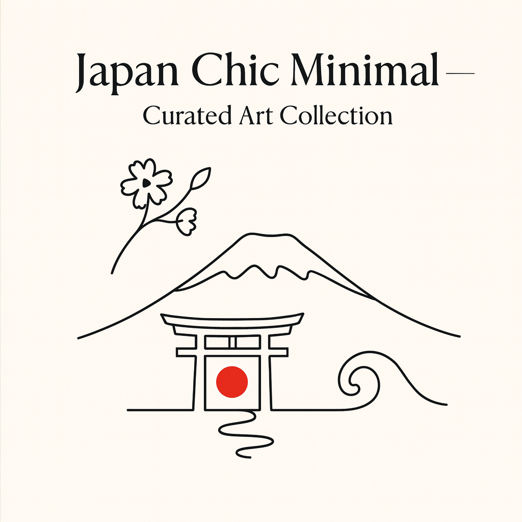 The Japan Chic Portfolio — Refined Line Art Collection